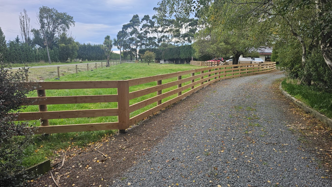 Ranch Rail Fencing Christchurch
